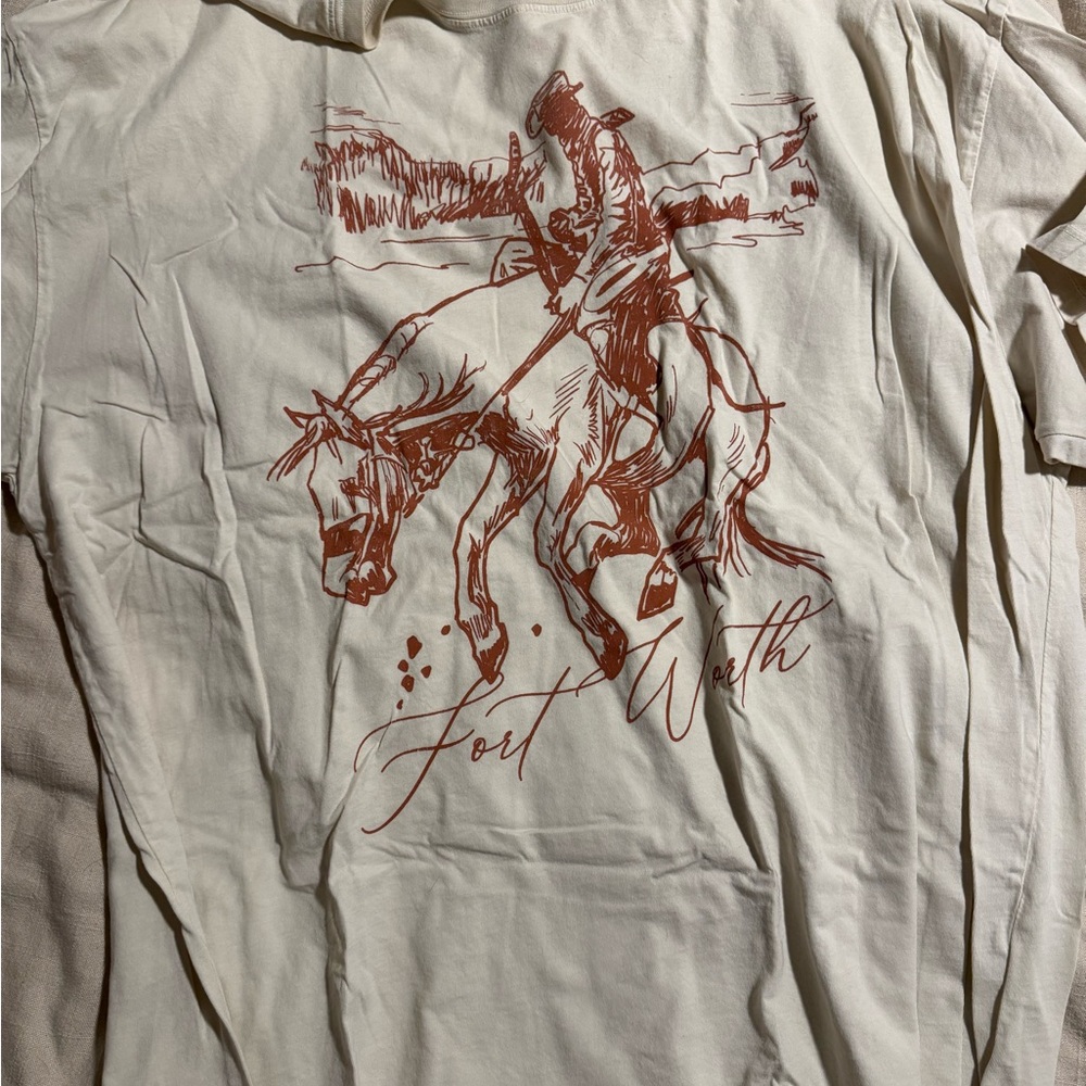 Daydreamer Cream Cowboy Graphic Women’s Tee